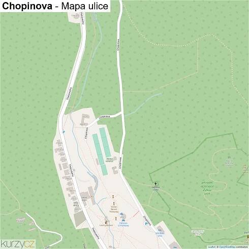 Chopinova - mapy | Kurzy.cz