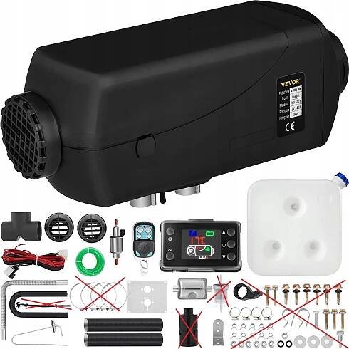 VEVOR 5kW na 12V vzduchový bufík naftový