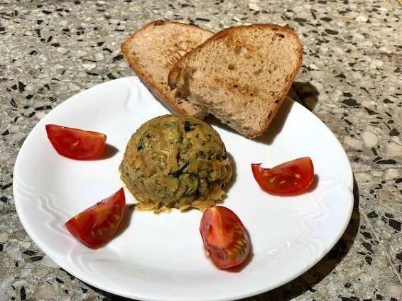 Recept na zdravý cuketový "tatarák"