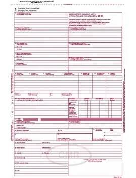 Tiskopis CMR A4, samoprepis, číslovaný, 5 listov, Slovensko