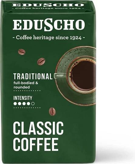 Káva "Classic Traditional", pražená, mletá, 250 g, EDUSCHO 529245