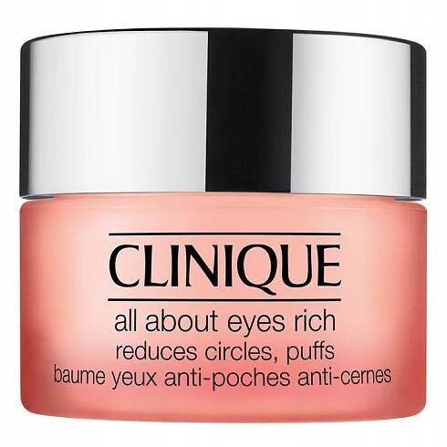Clinique All About Eyes Rich Cream – bohatý krém pod oči redukující modřiny a