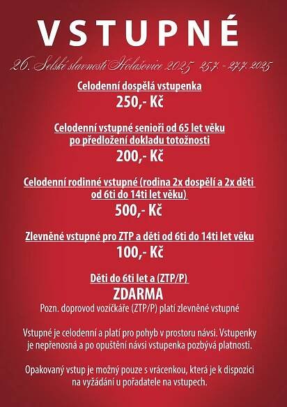 Holašovice | Selské slavnosti 2025
