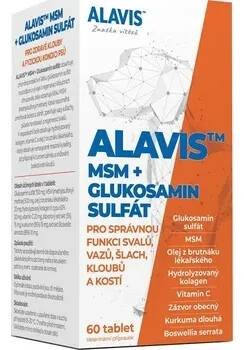 Alavis MSM+Glukosamin sulfát 60tbl
