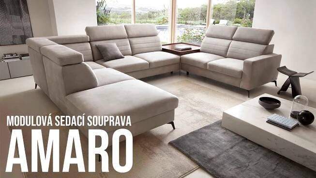 Modulová sedací soupravo Amaro v Lumax Nábytku