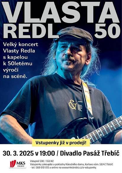 VLASTA REDL 50 - VYPRODÁNO - TřebíčLive.cz - Akce v Třebíči a okolí