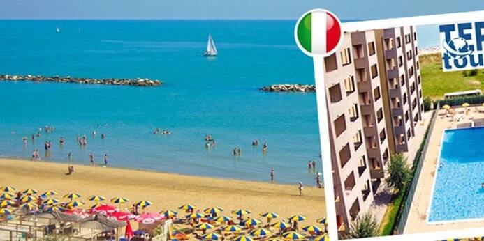 7 nocí v Itálii - apartmány u moře v Lido Adriano