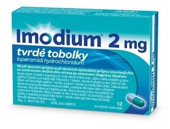 IMODIUM® 2 mg tvrdé tobolky 12 kusů
