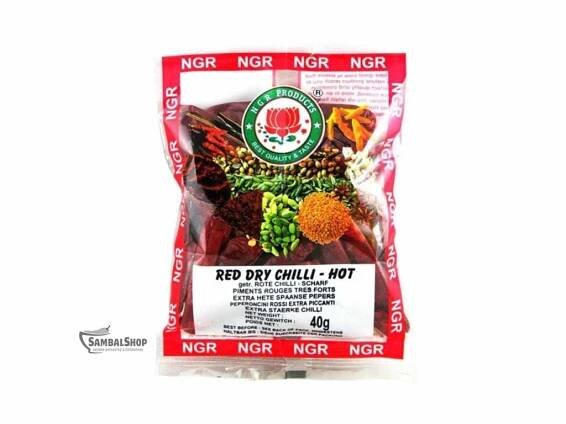 Sušené červené chilli papričky - celé 40g