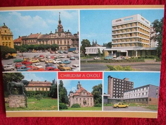 CHRUDIM a okolí (Československo) - Pohlednice místopis