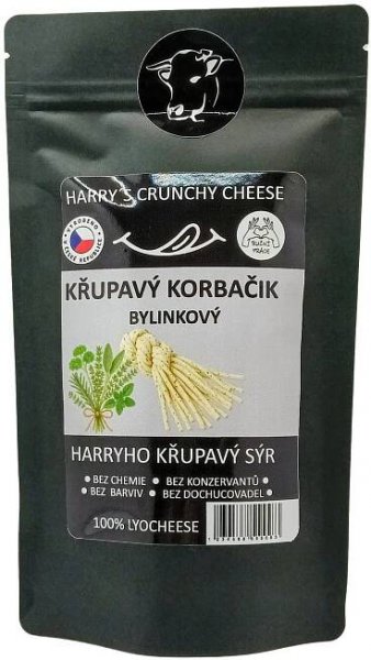 Křupavý sýr korbáčik bylinkový 80g