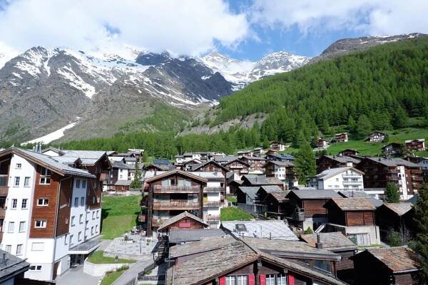 Hotel Christiania Saas Fee Exteriér fotografie