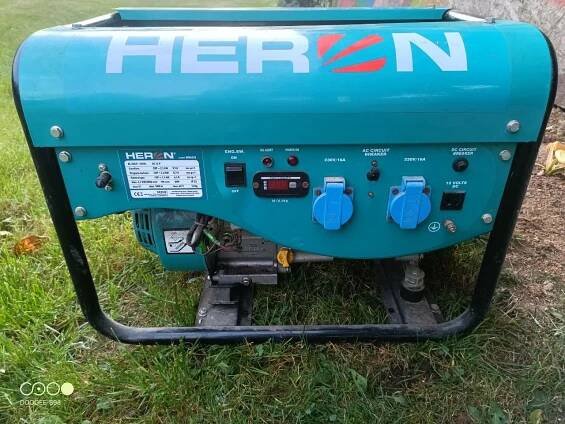 Elektro centrála LPG zemní plyn Benzín Heron 8896320