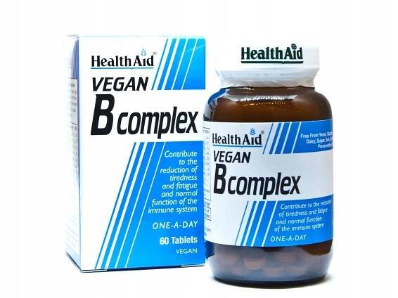 VITAMÍN B1 B2 B3 B6 B5 B12 Kyselina listová KOMPLEX