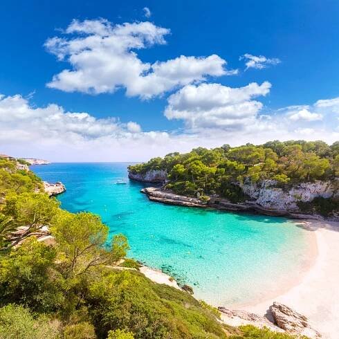 mallorca cala llombards santanyi pláž mallorca - baleáry - stock snímky, obrázky a fotky