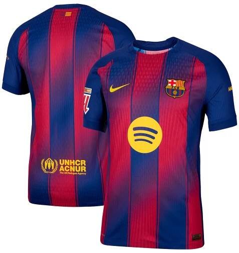  Barcelona Nike 2025/26 Home Authentic Jersey with Patch - Navy