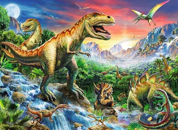 Ravensburger 10665 Dinosauři XXL 100 dílků