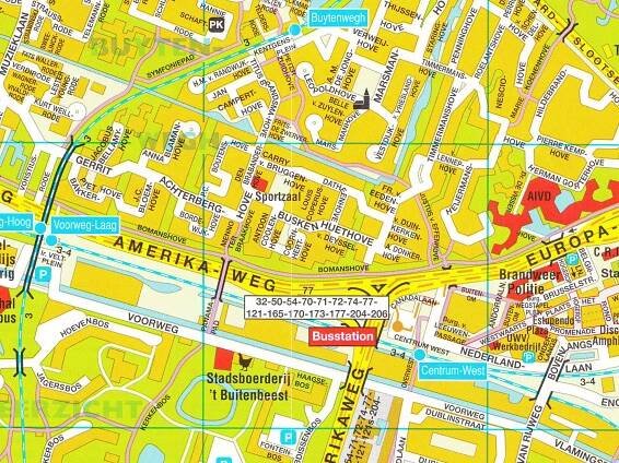 Zoetermeer plán města a okolí CITOPLAN | International Travel Maps CZ