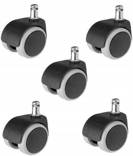 Kolečka pro kancelářskou židli IKEA tiché kancelářské židle Ikea 10 mm 5 szt.NEW