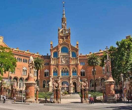Nemocnice de Sant Pau v Barcelona