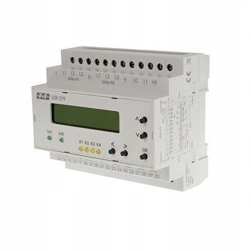SZR-279 Regulátor zapnutí rezervy, 3 a 4vodičová síť, 24-230 V AC, tr