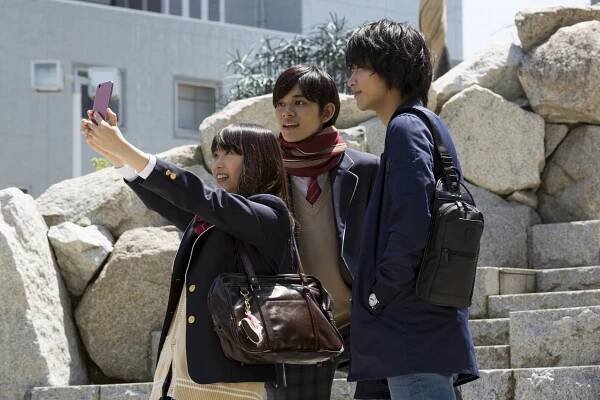 Koi to Uso - Z filmu - Aoi Morikawa, Takumi Kitamura, Kanta Sató