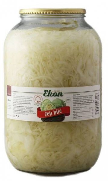 Ekon zelí bílé krouhané 3,5kg | Vrtal s.r.o.