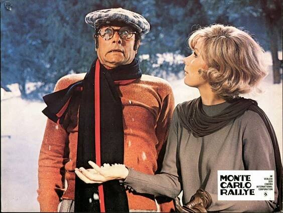 Na řvoucích strojích do Monte Carla - Fotosky - Tony Curtis, Susan Hampshire