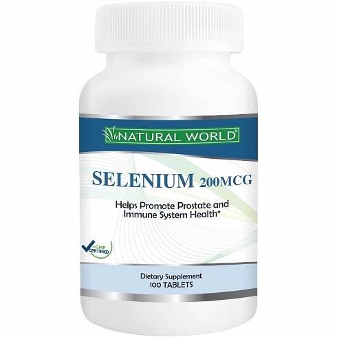 Selenium 200mg100 Tablets - Natural World Vitamins