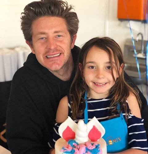 Jason Nash with his Daughter, Charley Nash