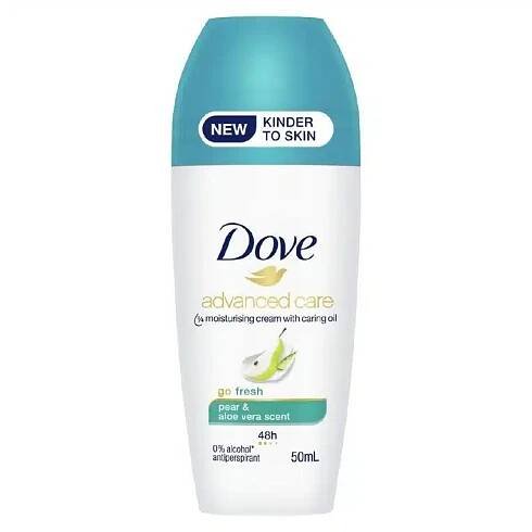 Dove roll-on antiperspirant Advanced Care Pear & Aloe Vera 50 ml - Tělová kosmetika | MOJEDROGERIE.CZ s.r.o.