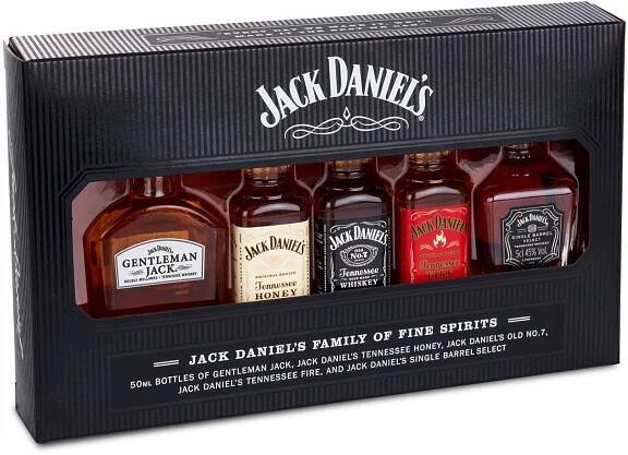 Jack Daniel's Family set mini 5x0,05l | Vrtal s.r.o.