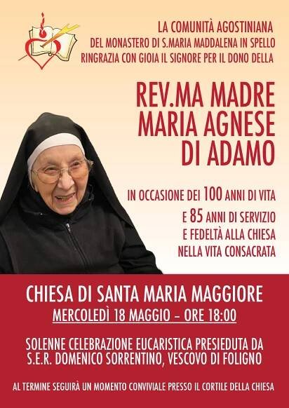 REV.MA MADRE MARIA AGNESE DI ADAMO – Unità Pastorale di Santa Maria Maggiore – San Lorenzo Martire – Santa Lucia Vergine