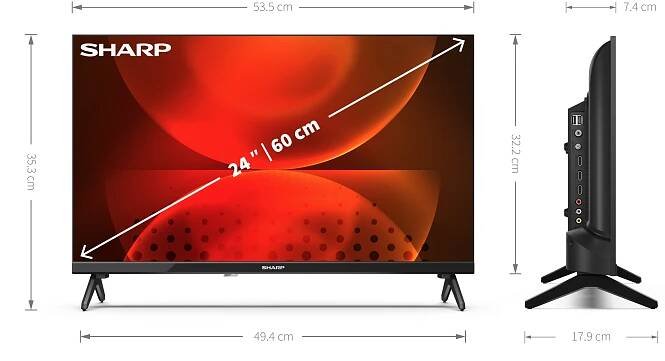 LED televize Sharp 24FH2EA