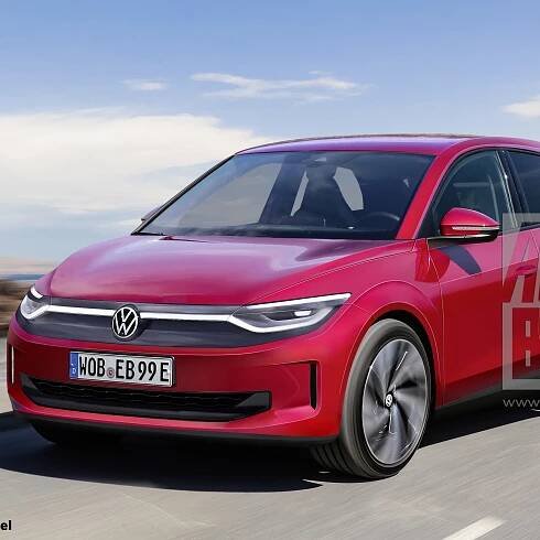VW ID.2: Ende 2025 wird das Elektroauto im Polo-Format gezeigt - AUTO BILD