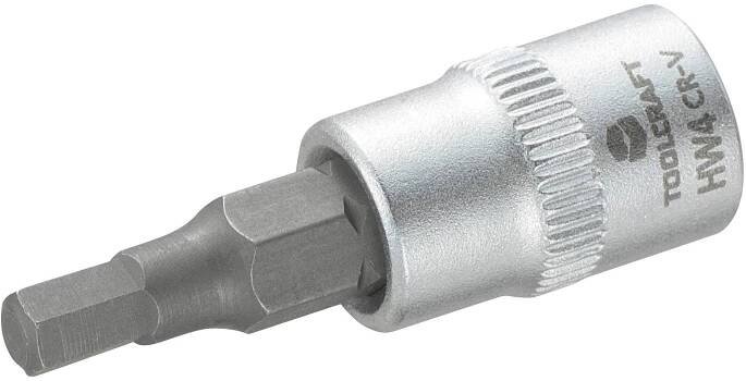 TOOLCRAFT 816069 inbus nástrčný klíč 4 mm 1/4" (6,3 mm)