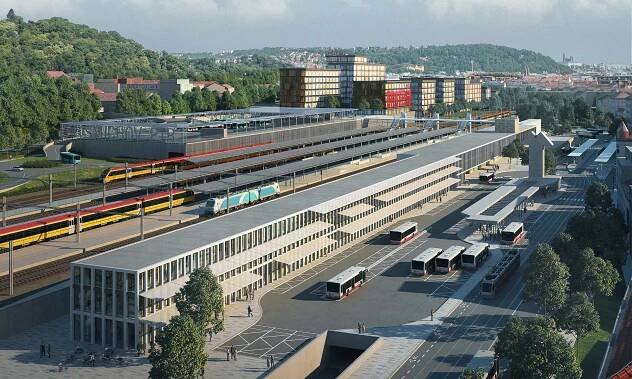 V Praze na Smíchově vznikne nový terminál propojující všechny typy dopravy – DesignMag.cz