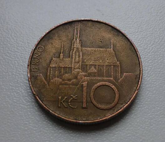 10 Kč 1995 - signatura vpravo - VZÁCNÁ MINCE - čtěte popisy aukcí!!!