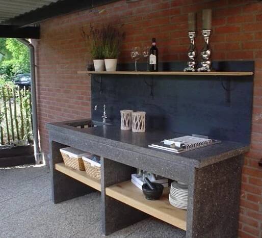 Terrazzo buitenkeuken - terrazzoshop.nl