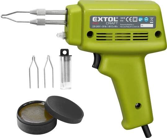 EXTOL CRAFT pistole pájecí transformátorová, 100W, 9921