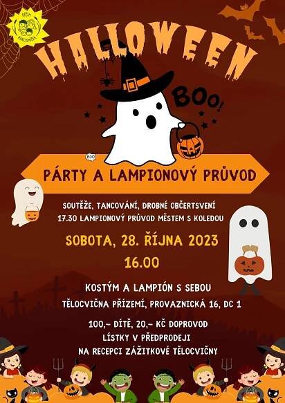 Statutární město Děčín - Halloween párty a lampiónový průvod