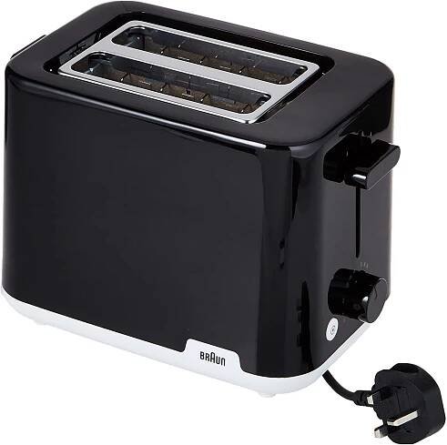 Topinkovač Braun HT 1010 BK 900 W Černý/Stříbřitý Náhled obrázku produktu 3