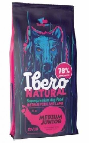 Ibero NATURAL dog MEDIUM JUNIOR 12kg