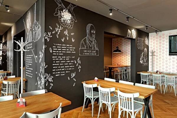 Restaurace Srdcovka Skleník Letňany 