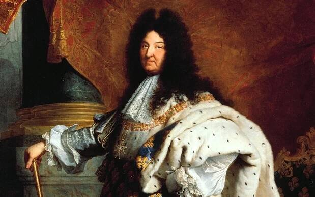 A portrait of King Louis XIV in 1701.