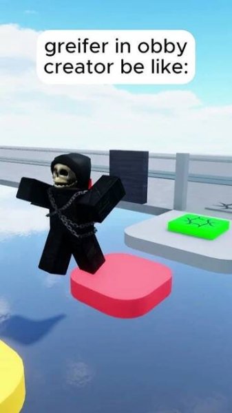 obby creator griefer #roblox #animation