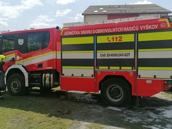 VIDEO: Hasiči ukázali, s čím vyrážejí do akce. Ve Vyškově vystavovali techniku