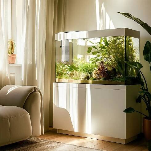 ELEGANTNÍ UV FILTR 5W DO AKVÁRIA 250 L, TICHÝ PROVOZ, STERILIZACE VODY Druh biologický mechanický