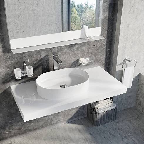Ravak Umyvadlo na desku Ceramic Slim O