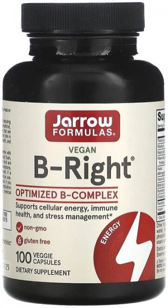 Jarrow Formulas, B-Right, 100 rostlinných kapslí